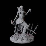 Vampire Warrior C Miniature for Dungeons and Dragons, Pathfinder or other TTRPGs