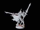 Vampire Warrior Miniature for Dungeons and Dragons, Pathfinder or other TTRPGs