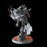 Vampire on Giant Bat B Miniature for Dungeons and Dragons, Pathfinder or other TTRPGs