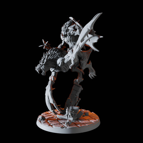 Vampire on Giant Bat B Miniature for Dungeons and Dragons, Pathfinder or other TTRPGs