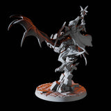 Vampire on Giant Bat D Miniature for Dungeons and Dragons, Pathfinder or other TTRPGs