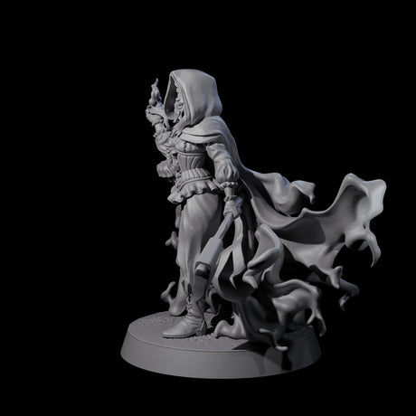Vampiric Red Riding Hood Miniature for Dungeons and Dragons, Pathfinder or other TTRPGs