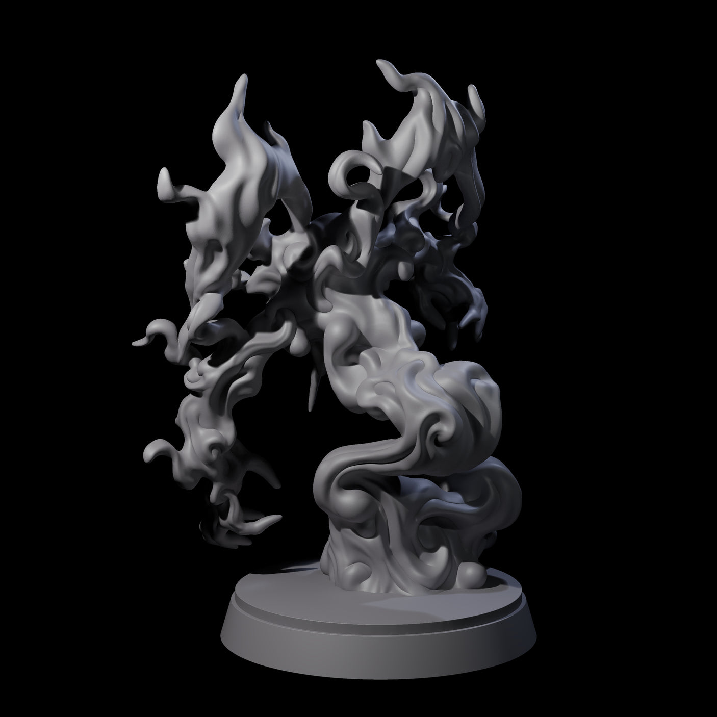 Vaporous Smoke Mephit Miniature for Dungeons and Dragons, Pathfinder or other TTRPGs
