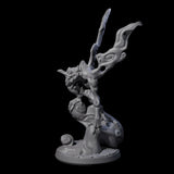 Vaporous Steam Mephit Miniature for Dungeons and Dragons, Pathfinder or other TTRPGs