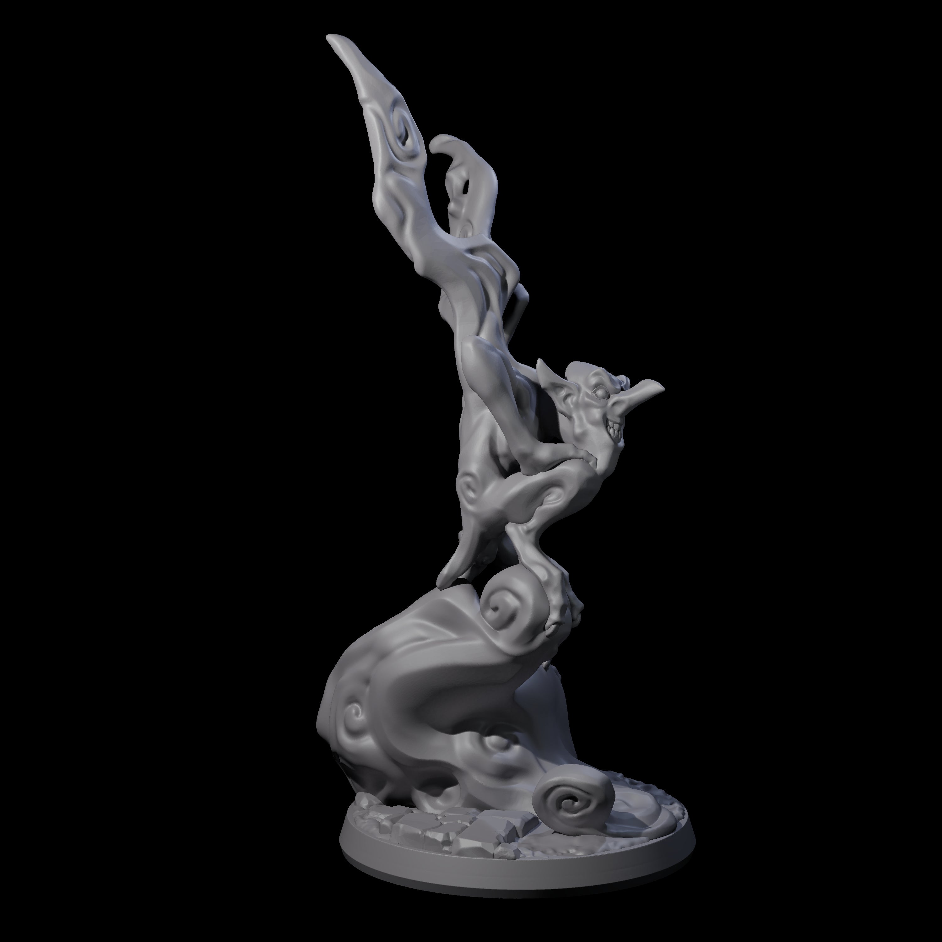 Vaporous Steam Mephit Miniature for Dungeons and Dragons, Pathfinder or other TTRPGs