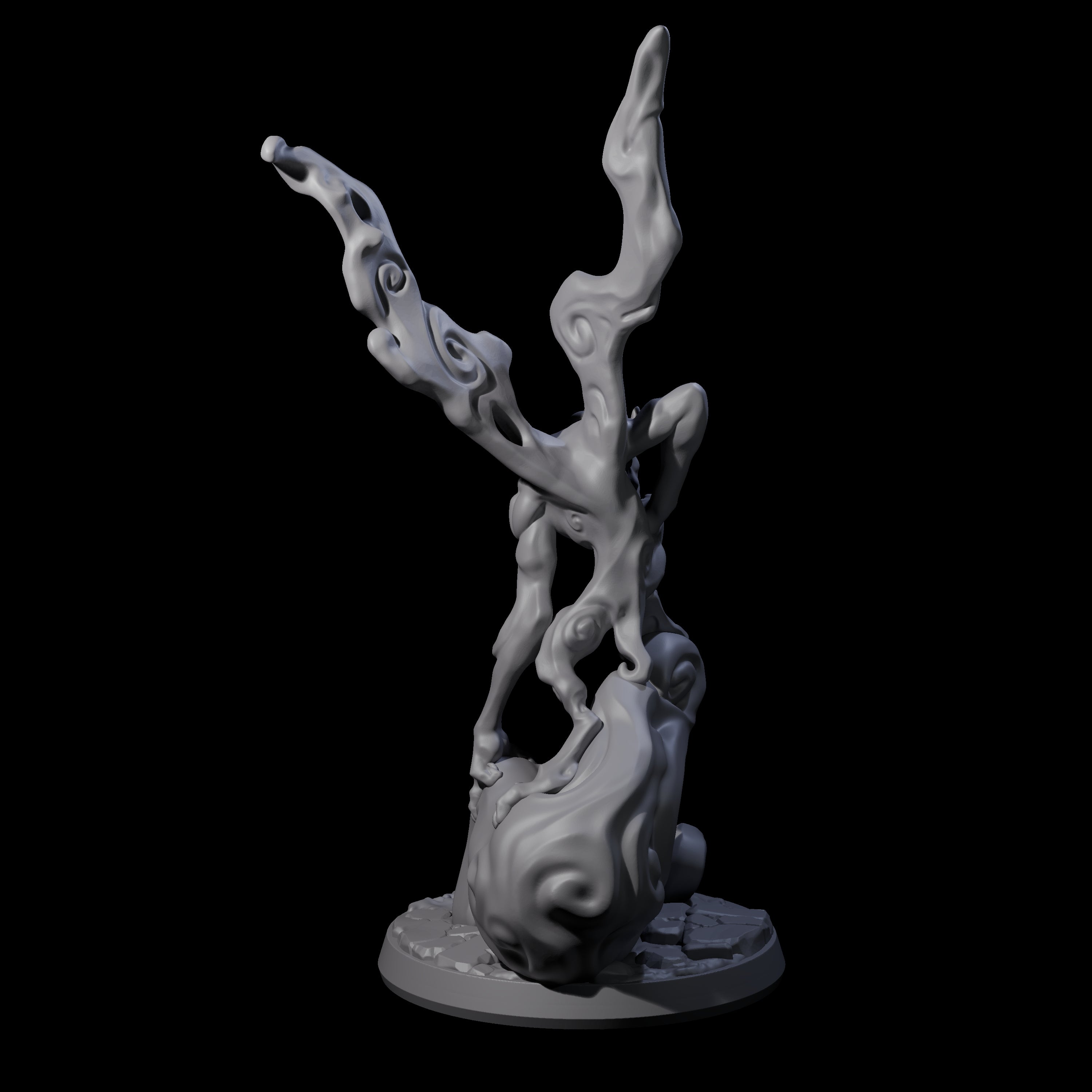 Vaporous Steam Mephit Miniature for Dungeons and Dragons, Pathfinder or other TTRPGs