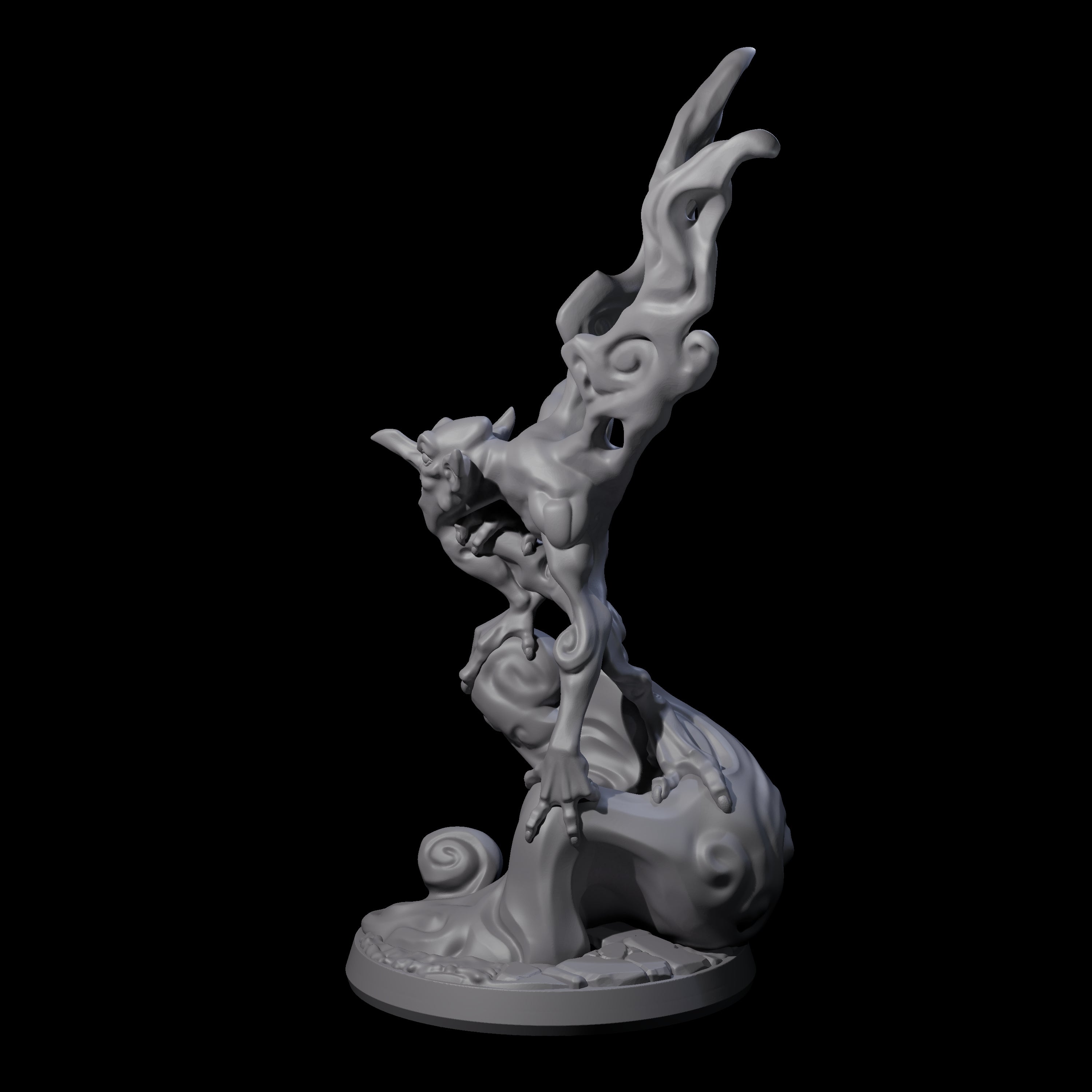 Vaporous Steam Mephit Miniature for Dungeons and Dragons, Pathfinder or other TTRPGs
