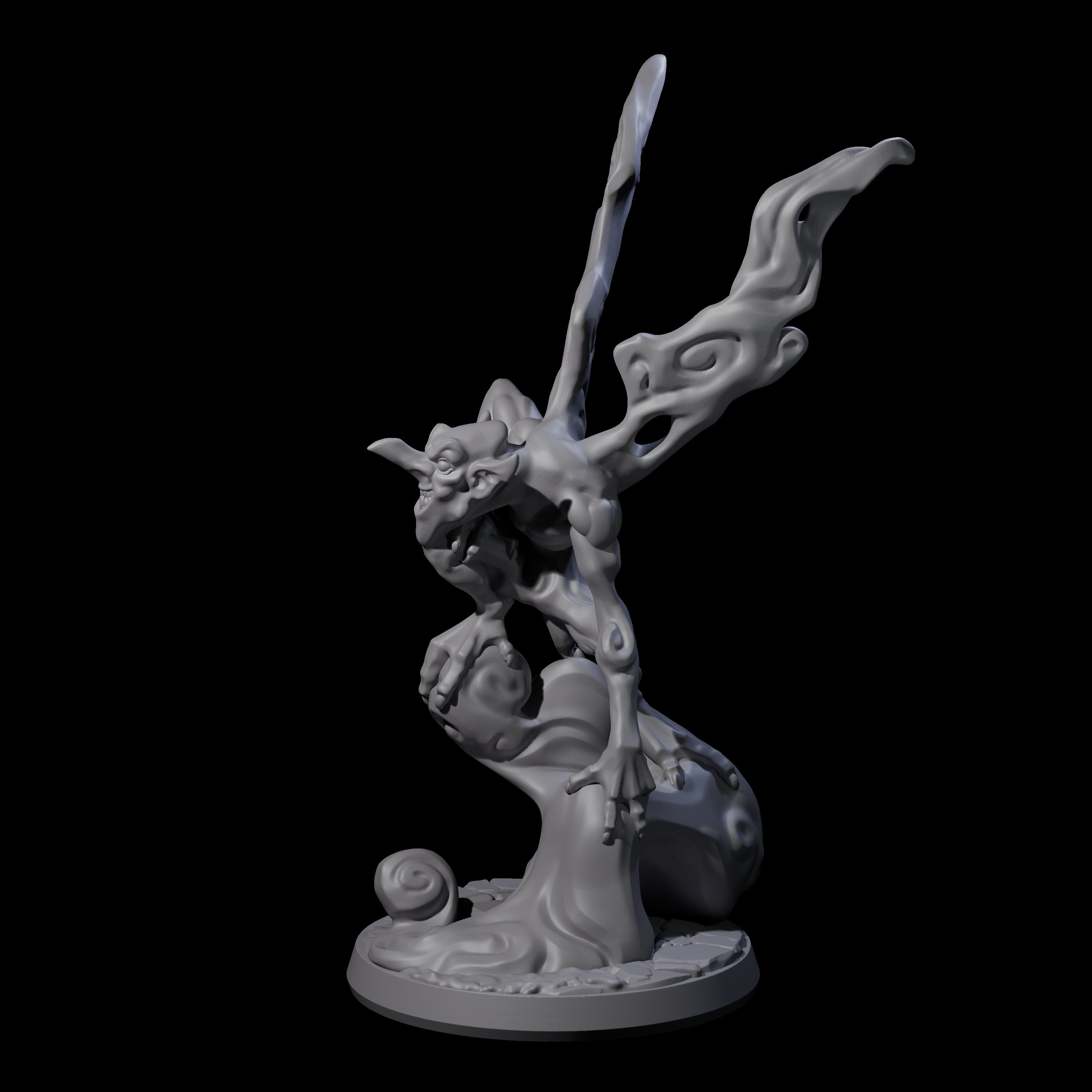 Vaporous Steam Mephit Miniature for Dungeons and Dragons, Pathfinder or other TTRPGs