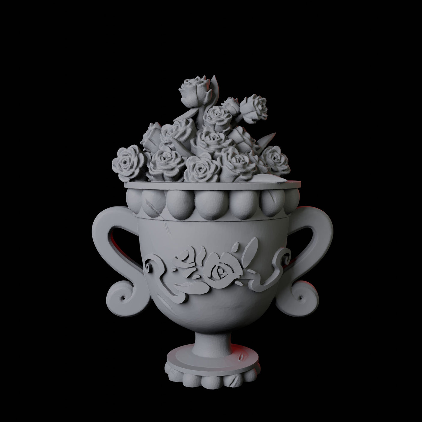 Vase with Flowers Miniature for Dungeons and Dragons, Pathfinder or other TTRPGs
