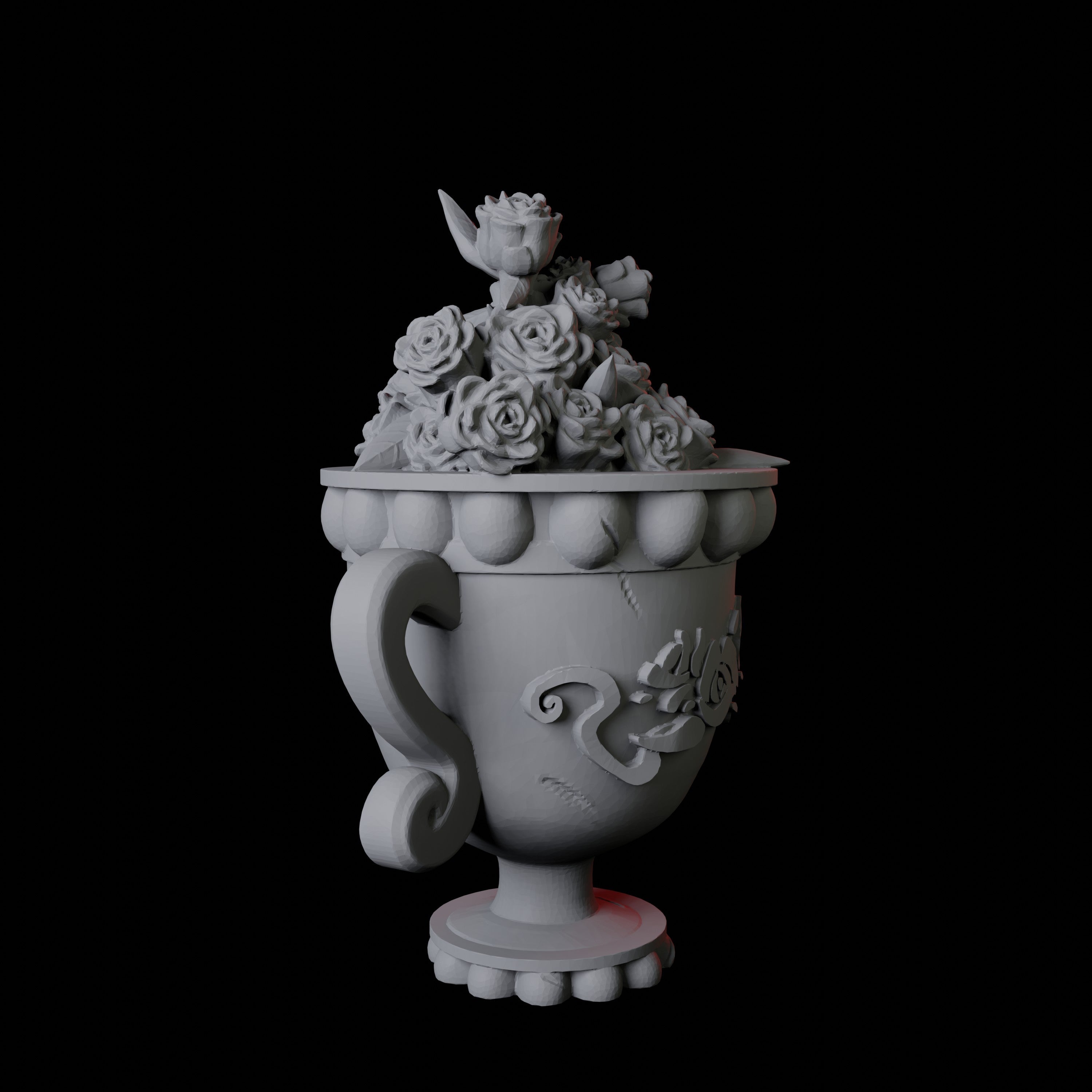 Vase with Flowers Miniature for Dungeons and Dragons