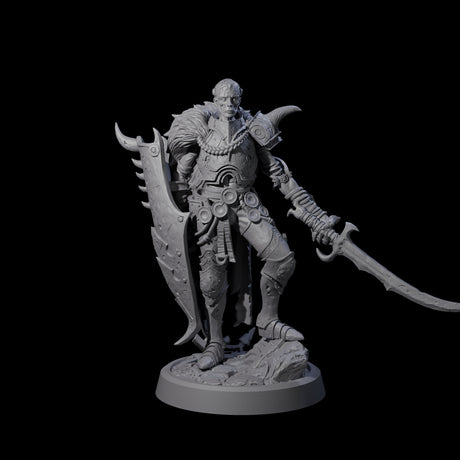 Vayne - Menacing Death Knight Undead Miniature for Dungeons and Dragons, Pathfinder or other TTRPGs