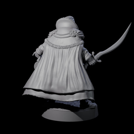 Vazano - Mercenary Company Captain Miniature for Dungeons and Dragons, Pathfinder or other TTRPGs
