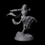 Veiled Elf Monk Miniature for Dungeons and Dragons, Pathfinder or other TTRPGs