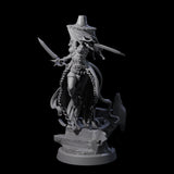 Veiled Striking Assassin Miniature for Dungeons and Dragons, Pathfinder or other TTRPGs