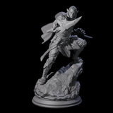 Veteran Elf Warrior Miniature for Dungeons and Dragons, Pathfinder or other TTRPGs