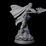 Veteran Elf Warrior Miniature for Dungeons and Dragons, Pathfinder or other TTRPGs