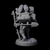 Veteran Graverobber Human Warrior Miniature for Dungeons and Dragons, Pathfinder or other TTRPGs