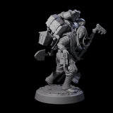 Veteran Graverobber Human Warrior Miniature for Dungeons and Dragons, Pathfinder or other TTRPGs