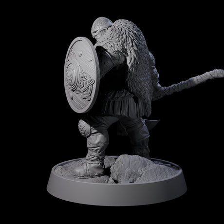 Veteran Viking Warrior A Miniature for Dungeons and Dragons, Pathfinder or other TTRPGs