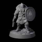 Veteran Viking Warrior A Miniature for Dungeons and Dragons, Pathfinder or other TTRPGs