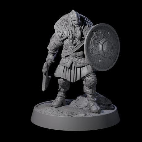 Veteran Viking Warrior A Miniature for Dungeons and Dragons, Pathfinder or other TTRPGs