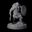 Veteran Viking Warrior A Miniature for Dungeons and Dragons, Pathfinder or other TTRPGs