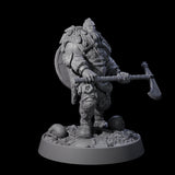 Veteran Viking Warrior B Miniature for Dungeons and Dragons, Pathfinder or other TTRPGs