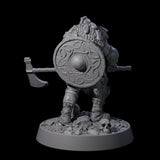 Veteran Viking Warrior B Miniature for Dungeons and Dragons, Pathfinder or other TTRPGs