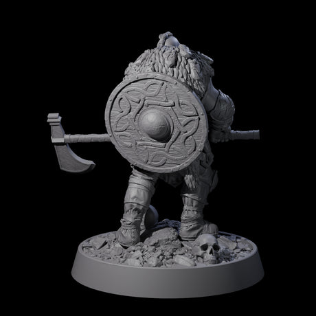 Veteran Viking Warrior B Miniature for Dungeons and Dragons, Pathfinder or other TTRPGs