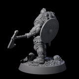Veteran Viking Warrior B Miniature for Dungeons and Dragons, Pathfinder or other TTRPGs