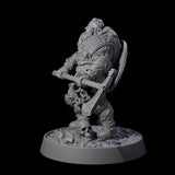 Veteran Viking Warrior B Miniature for Dungeons and Dragons, Pathfinder or other TTRPGs