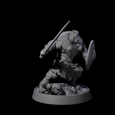 Veteran Viking Warrior C Miniature for Dungeons and Dragons, Pathfinder or other TTRPGs