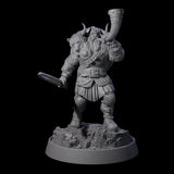 Veteran Viking Warrior D Miniature for Dungeons and Dragons, Pathfinder or other TTRPGs