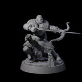 Veteran Viking Warrior E Miniature for Dungeons and Dragons, Pathfinder or other TTRPGs
