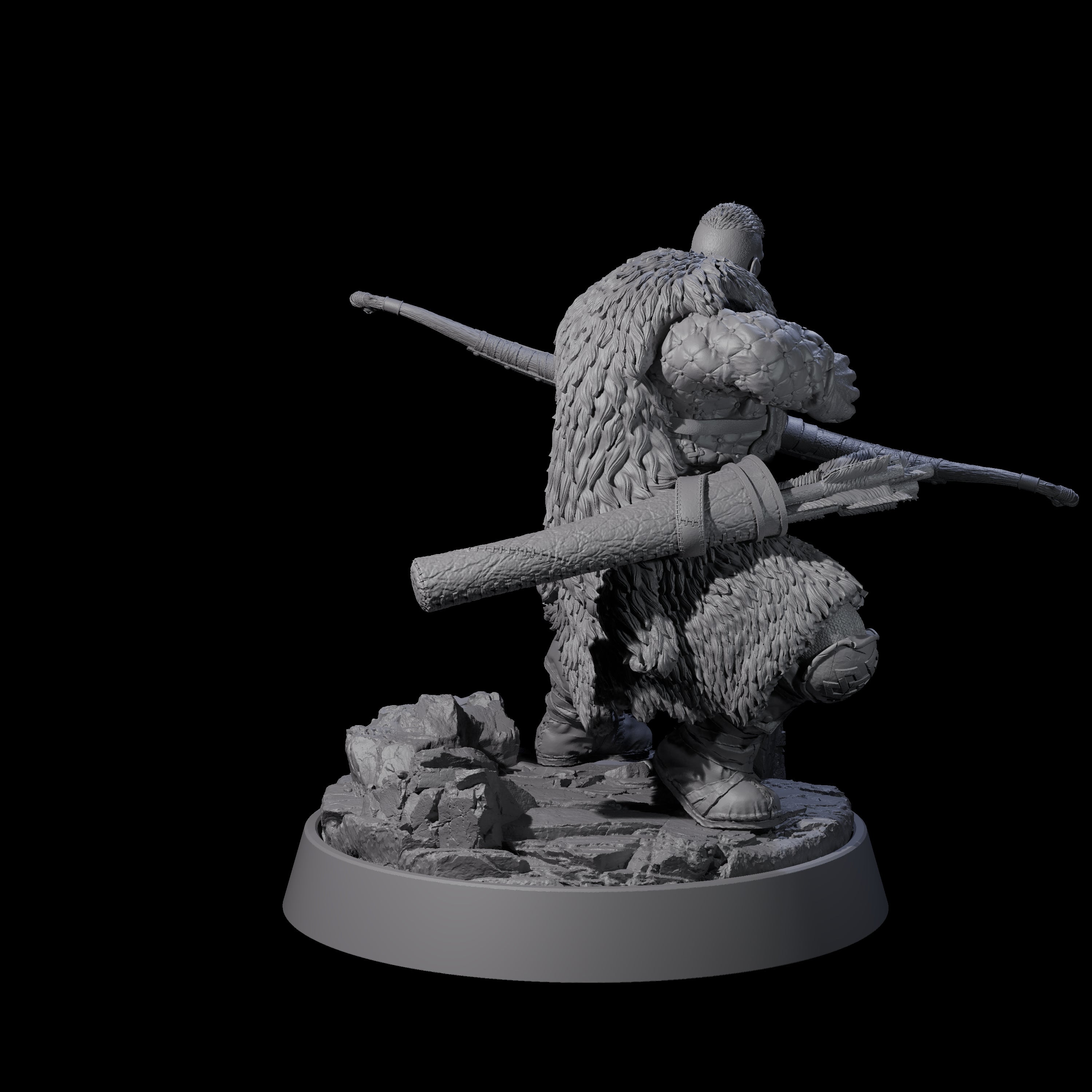 Veteran Viking Warrior E Miniature for Dungeons and Dragons, Pathfinder or other TTRPGs