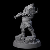 Veteran Viking Warrior F Miniature for Dungeons and Dragons, Pathfinder or other TTRPGs
