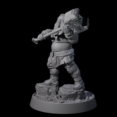 Veteran Viking Warrior F Miniature for Dungeons and Dragons, Pathfinder or other TTRPGs