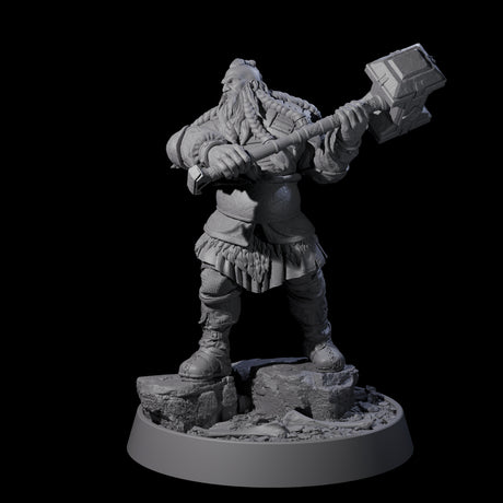 Veteran Viking Warrior F Miniature for Dungeons and Dragons, Pathfinder or other TTRPGs
