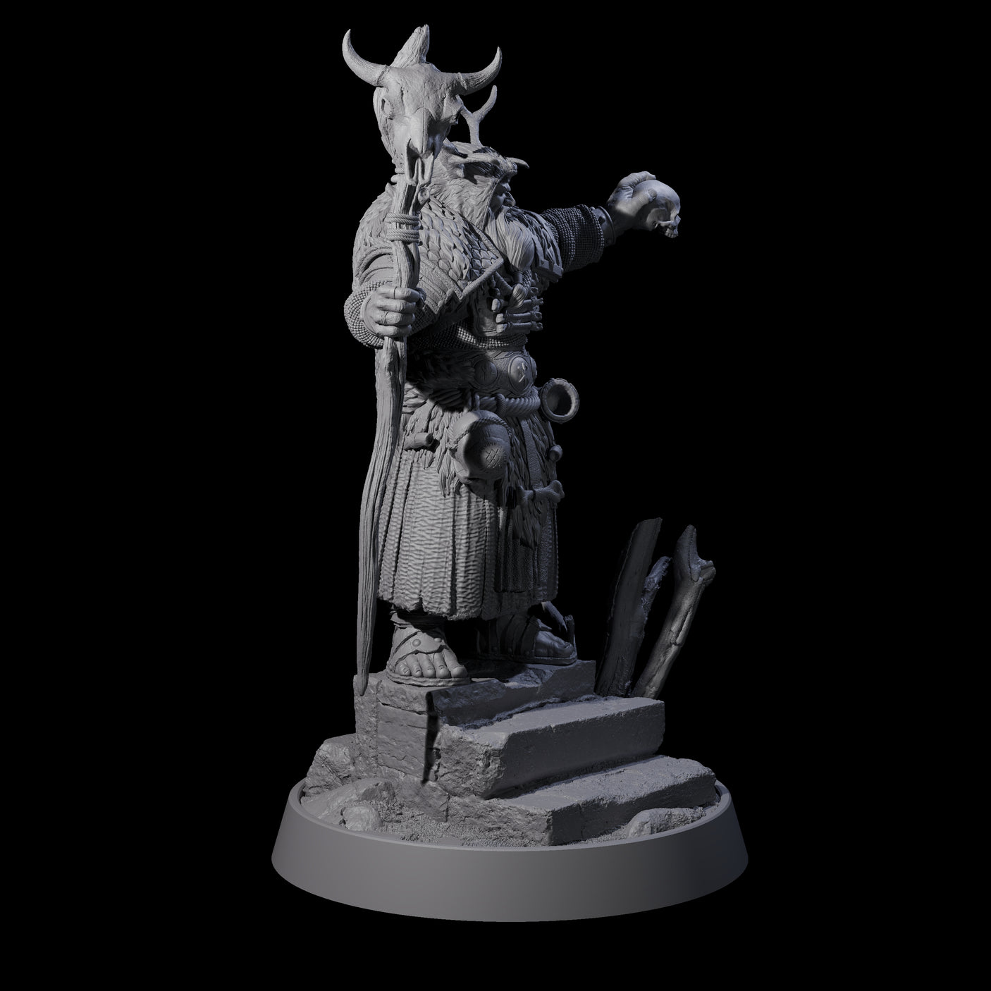 Veteran Viking Warrior G Miniature for Dungeons and Dragons, Pathfinder or other TTRPGs