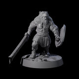 Veteran Viking Warrior H Miniature for Dungeons and Dragons, Pathfinder or other TTRPGs