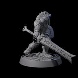 Veteran Viking Warrior H Miniature for Dungeons and Dragons, Pathfinder or other TTRPGs