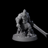 Veteran Viking Warrior J Miniature for Dungeons and Dragons, Pathfinder or other TTRPGs