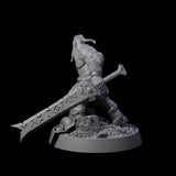 Veteran Viking Warrior J Miniature for Dungeons and Dragons, Pathfinder or other TTRPGs