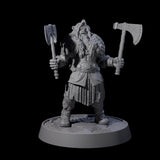 Veteran Viking Warrior K Miniature for Dungeons and Dragons, Pathfinder or other TTRPGs