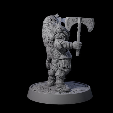 Veteran Viking Warrior K Miniature for Dungeons and Dragons, Pathfinder or other TTRPGs