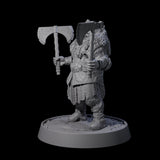 Veteran Viking Warrior K Miniature for Dungeons and Dragons, Pathfinder or other TTRPGs