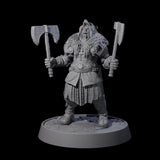 Veteran Viking Warrior K Miniature for Dungeons and Dragons, Pathfinder or other TTRPGs