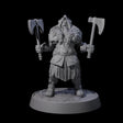 Veteran Viking Warrior K Miniature for Dungeons and Dragons, Pathfinder or other TTRPGs