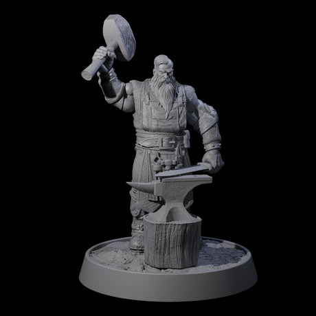 Veteran Viking Warrior L Miniature for Dungeons and Dragons, Pathfinder or other TTRPGs