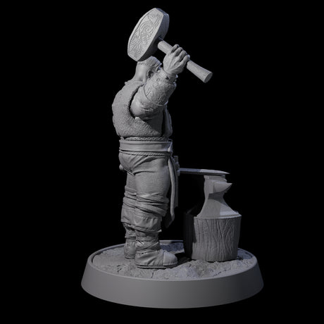 Veteran Viking Warrior L Miniature for Dungeons and Dragons, Pathfinder or other TTRPGs